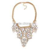 Fashion Crystal Geometric Gems Alloy Statement Necklaces Jewelry thumbnail-4