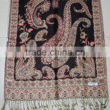 Fashion Australian Lady Classic Jacquard Paisley Floral Large Pashmina Viscose Shawl thumbnail-1