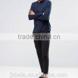 Fashion Men Baseball Collar Long Sleeves Top T-shirt Custom thumbnail-4