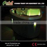 Triangular Hot Tub & Outdoor Spa With Led Light for 2 Adults thumbnail-1