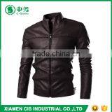 Cheap Price Wholesale Pakistan PU Leather Jackets for Men thumbnail-3