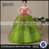MGOO Factory Custom Made One Piece Cheap Price Prom Dress Strapless Flowers Ball Gown Maxi Dress L000110 thumbnail-1