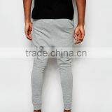 50 Cotton and 50 Polyester Drop Crotch Fitted Joggers for Man thumbnail-4