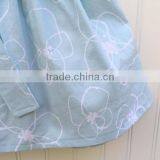 Light Blue Skirts Children's Clothing Baby Girl Dresses Elastic Waistband Ruffle Skirt thumbnail-3