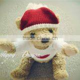 Free Knit Pattern for Hat Earflaps,knit Hat With Ball Top,winter Knitted Black Ski Mask Hat Knitting Pattern thumbnail-2