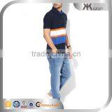 Mens Polo T-shirts Latest Stylish Polo T Shirt Fashion Strip T-shirt, Men's Clothing thumbnail-4