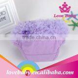 Hot Sale Adorable Solid Color Baby Lace Bloomers Wholesale Lace Ruffle Cotton Bloomers thumbnail-5