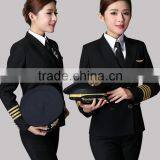 Juqian Green Classic Tailor Made Women Airline Suits Uniform Female Airline Pilot Uniforms thumbnail-5