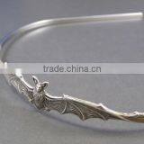 Bat Headband Vampire Silver Head Piece Goth Halloween Hair Accessory thumbnail-5