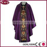 Catholic Church Vestment Wholesale Luxury Pupular Red Choir Robe thumbnail-5