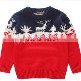 Wholesale Kids Knitted Sweater Boys Little Deer Pattern Sweater Pullover thumbnail-2