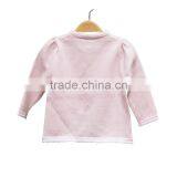Comfortable Round Neck Long Sleeve Girl Knitted Cardigan thumbnail-2