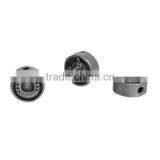 304 Stainless Steel Spacer Beads Round Gunmetal thumbnail-3