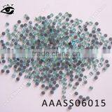 AAA Grade Hot Fix Chinese Rhinestone 2mm Ss06 Aquamarine Color Crystals for Transfers thumbnail-1