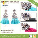 Fashion Jewelry Tassel Dangle Earrings Cheap Wedding Bohemian Drop Statement Earrings For Women Flowers Charm thumbnail-6