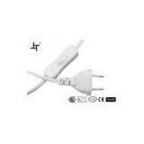 Fluorescent Lamp Cord Switch , Single Pole Lamp Power Switch