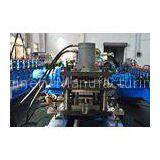 PLC Control 2 - 4m/min Hydraulic Punching Roll Forming Equipment Solar Strut 13 Roller Stations