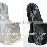 Fashion Lamour Satin Chair Cover With Sash Banquet Chair Cover