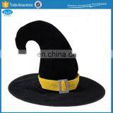 Halloween Velvet Wicth Hat With Buckle for Party Dress thumbnail-1