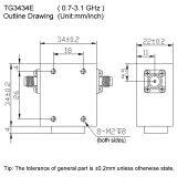 RFTYT SHF TG3434E 0.7-3.1 GHz SMA N Connector Low VSWR RF Coaxial Isolator thumbnail-2