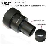 Microscope Eyepiece Slide Holder Micrometer Fixing Bracket 20.4 mm 24 mm Ocular Graticule Holder for Olympus Microscope CX22 CX31 CX41 CX23 BX Series SZ Stereo Series thumbnail-2