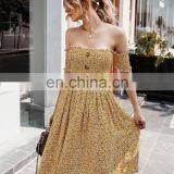 Original Design Women's Explosion Models Stand-alone Small Floral Dress 2020 Summer Factory Direct Sales thumbnail-3