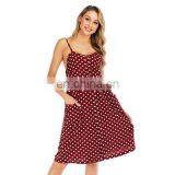 Large Size Chiffon Sexy Floral Suspender Skirt Female Summer Europe and the United States New Slim Printed Dress Skirt thumbnail-1