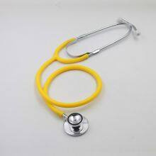 Aluminiun Alloy, Medical PVC Tube Professional Low Price Hospital Doctor Dual Head Stethoscope thumbnail-2
