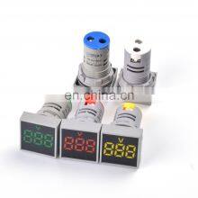 LED Voltmeter 22MM AC 20-500V Square Panel Digital Voltage Meter Indicator Light Digital Panel Indicator Voltmeter thumbnail-2