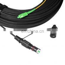 Outdoor Waterproof Pre Connectorized Optitap Drop Cable Hardened Optitap Fiber Connector With SST Drop Cable thumbnail-3