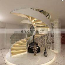 High Quality Best Selling Glass Spiral Stair/led Step Wooden Staircase thumbnail-1