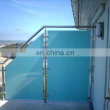 Exterior And Interior Aluminium Tempered Glass Rails Balcony Railing thumbnail-2