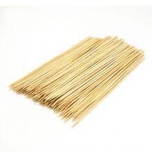 China Factory Hot Sale Barbecue Traditional Sharp Point Round Bamboo Skewers 4mm thumbnail-1