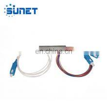 Ftth Fttx Steel Tube Type Fiber Optic 1*2 Plc sc Splitter With sc Upc Connector thumbnail-3