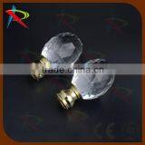 Extending Metal Gold Curtain Pole Finials Crystal & Fixings Included 19-22mm thumbnail-3