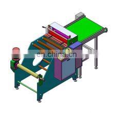 PVC Film Roll to Sheet Cutting Machine With Conveyor Belt and Static Eliminator thumbnail-3