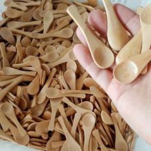 Mini bamboo wood spoon original China Manufacturer wholesale bambu wooden spoon