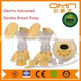 Silent motor New Electric breast pump silicone gel BPA free milk pump FDA PP material with140 ml Baby Nursing Bottles