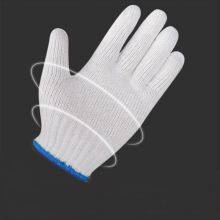 White cotton working gloves Knitted Protective Hand Safety Gloves