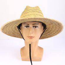 Summer Bandage Straw Hat Outdoor Outing Large Brim Sun Hat thumbnail-2