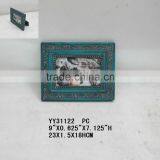 Antique Green 5*7inch Photo Frame,shabby Chic Photo Rame