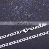 Simple Design Fashion Jewelry Rhodium Plated Cheap Short Chain Necklace thumbnail-6