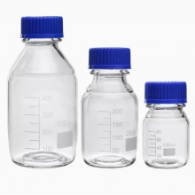 Laboratory Glass Borosilicate Reagent Bottle 100ml-20000ml Glass Bottle With Blue Screw Cap thumbnail-4