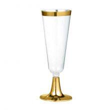 Wholesale Premium Champagne Glass - Crystal-Clear Plastic, High-End Event & Gala Glassware