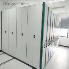 Confidential Record Storage Secure High-Density Mobile Shelving With Lockable Doors for Warehouses, Manufacturing & Commercial Use