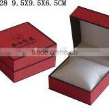 Cheap Red Plastic Watch Gift Box With Black Edge T328