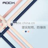 ROCK Original RCBO432 Metal Nylon Braided 8pin Cable for All Apple Device 2.1A Max 1M Metal Charge&sync Round Cable thumbnail-5