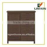 Wooden 5 Drawers Cabinet With Door thumbnail-1
