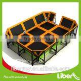 Customized Huge Indoor High Quality Approved Commercial Trampoline for Sale