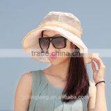 Exquisite Lace Wide Brim Hat With Flower Decoration thumbnail-1